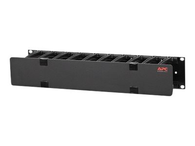 Apc Horizontal Cable Manager Single-Sided With Cover - Kabeladministrationspakke For Rack - Sort - 2U - 19" - Taa-Kompatibel - For P/N: Scl500rm1u, S