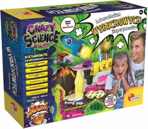 Lisciani Crazy Science Laboratorium Für Explosive Experimente 68661