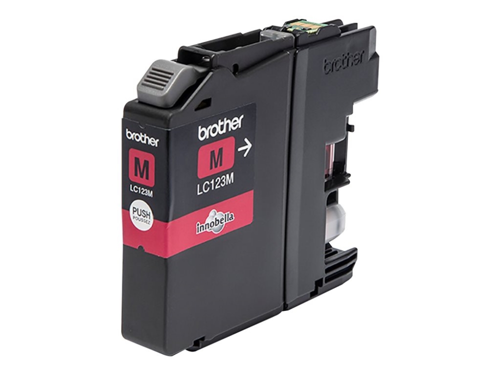 Brother Lc123m - Højtydende - Magenta - Original - Blækpatron - For Brother Dcp-J100, Dcp-J105, Dcp-J132w, Dcp-J4110dw, Dcp-J552dw, Dcp-J752dw