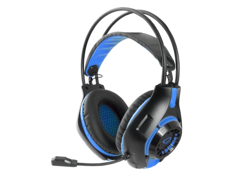Esperanza Egh420b Deathstrike Gaming-Headset, Schwarz-Blau