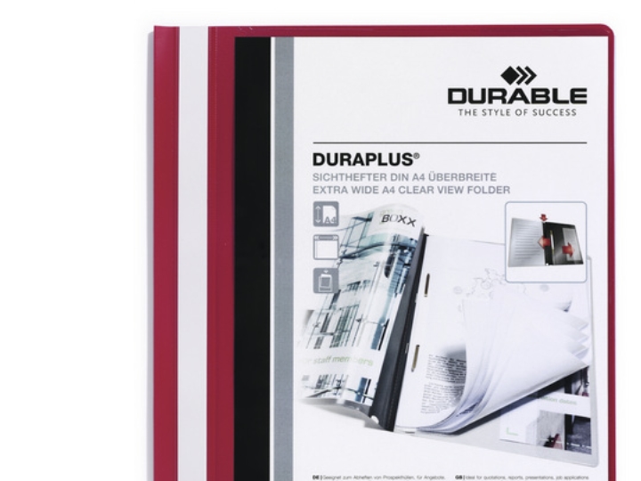 Durable 257903 Rød A4