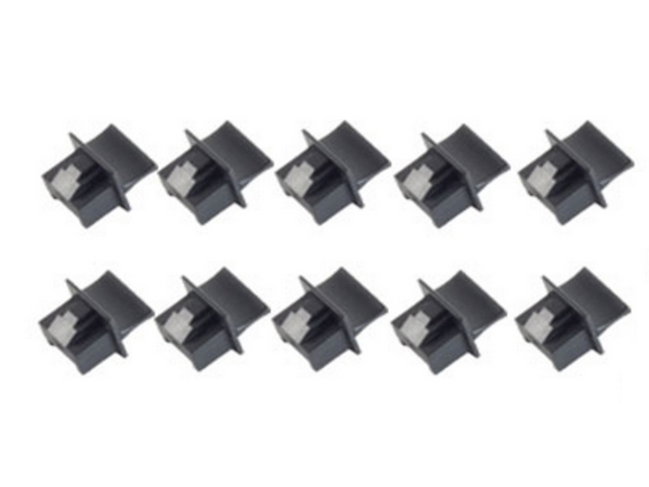 S-Conn BS08-01021-10, RJ-45, plast, sortering, 10 stk