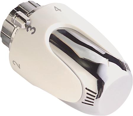 NAGA THERMRAD Reguleringsgreb crom/hvid, M30x1,5 passer på Csslr Design tilslutningssæt 9200131 | VVS Artiklar - Uppvärmning - Tillbehör | GameStuff