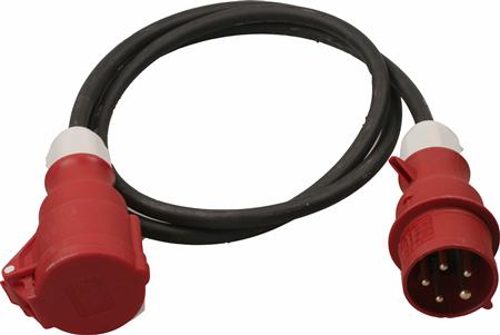 Förlängningskabel med 25 meter H07RN-F 5G16 ledning 63A med CEE 5 Pole 400V fasväxelriktare och förlängningskabel | EL Artiklar - Andra EL - Övriga | GameStuff