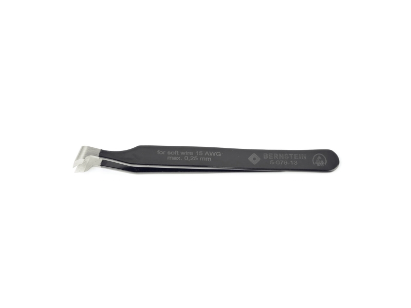 Bernstein 5-079-13, Kulstofstål, Sort, Flad, Kurvet, 25 g, 115 mm