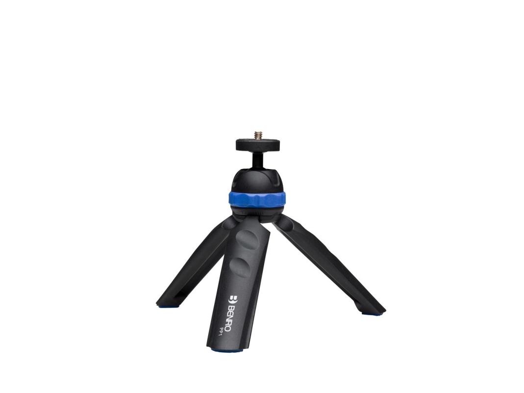 Benro Pp1, 3 Ben, Sort, Blå, 13,5 Cm