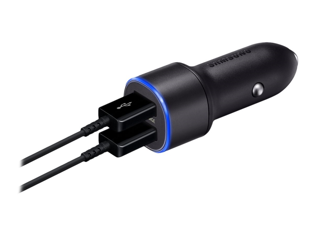 Samsung Ep-L1100 - Bilstrømsadapter - 2 A - Afc - 2 Output-Stikforbindelser (Usb) - Sort