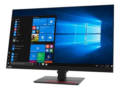 Lenovo Thinkvision T27q-20 - Led-Display - 27" - 2560 X 1440 Qhd - Ips - 350 Cd/M² - 1000:1 - 4 Ms - Hdmi, Displayport - Tiefschwarz