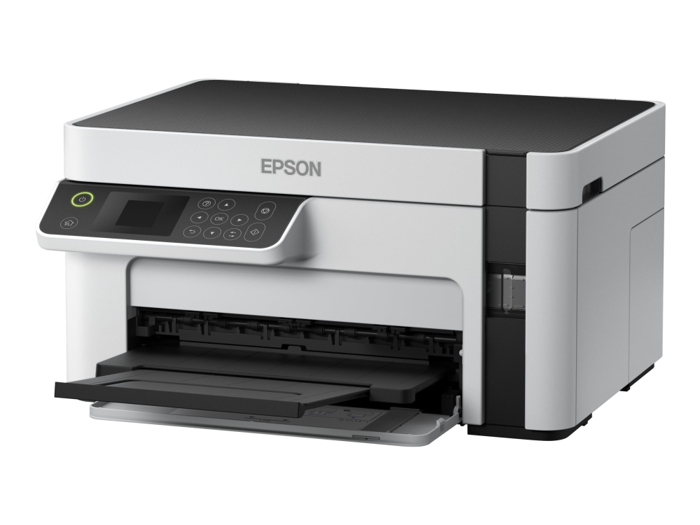 Epson EcoTank ET-M2120 - Multifunktionsskrivare - svartvit - bläckstråle - A4/Legal (media) - upp till 15 sidor/minut (utskrift) - 150 ark - USB, Wi-Fi - vit | Skrivare - Bläckstråle & fotoskrivare - Multifunktionsskrivare | GameStuff