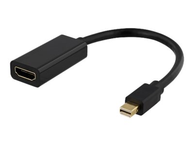 Deltaco Dp-Hdmi45, 0,2 M, Mini Displayport, Hdmi, Stecker, Buchse, Gerade
