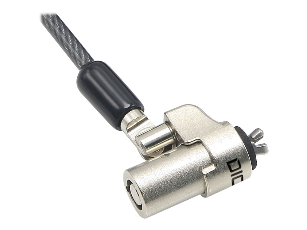 DICOTA - Lås för säkerhetskabel - svart - 2 m | Datorer & Surfplattor - Bärbara tillbehör - Övriga tillbehör | GameStuff