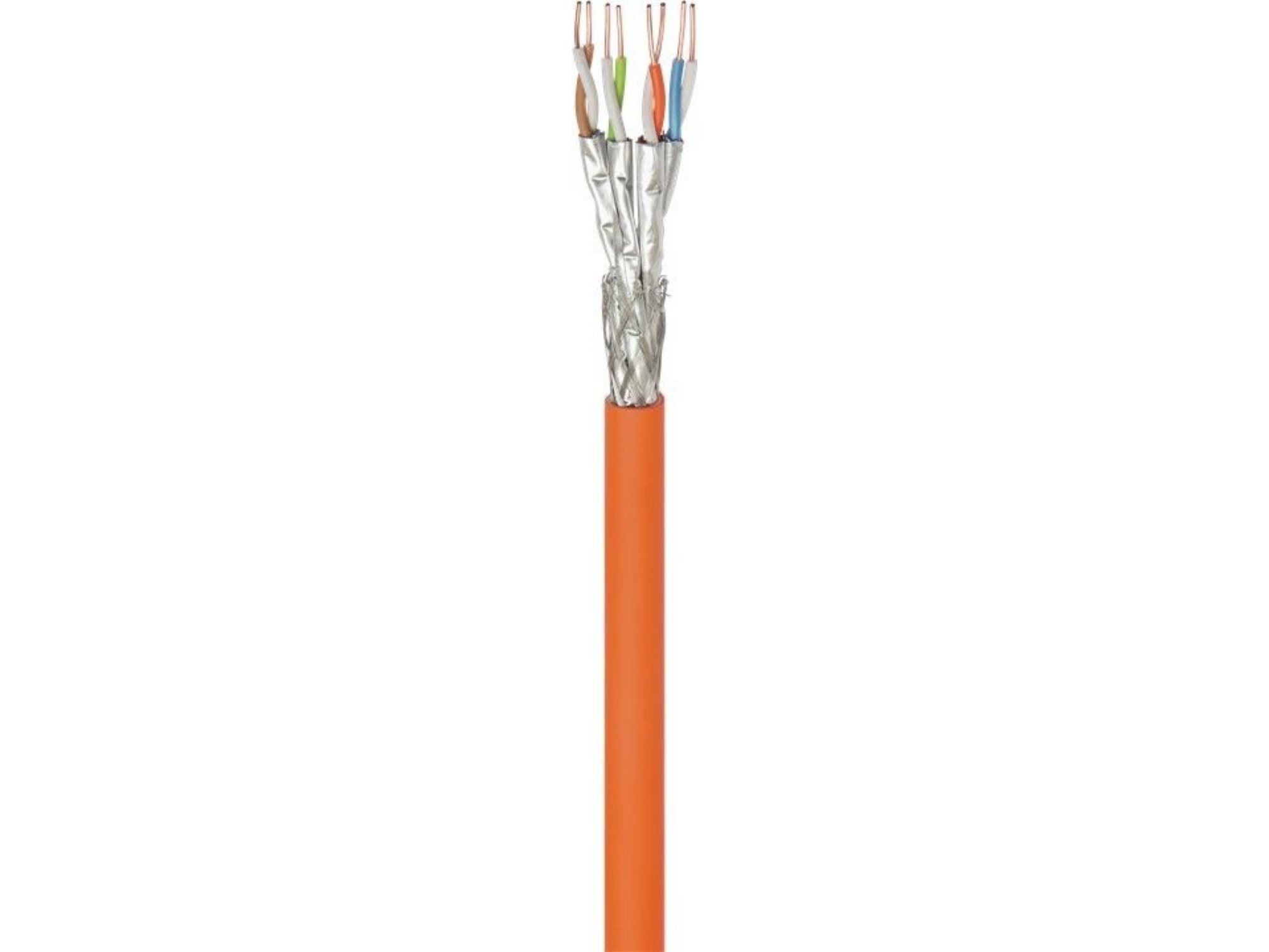 Goobay 91888, 100 m, Cat7a, S/FTP (S-STP), Orange