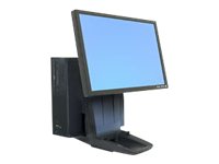 Ergotron Neo-Flex - Stativ - For Lcd Display / Cpu - Sort - Skærmstørrelse: Op Til 24"