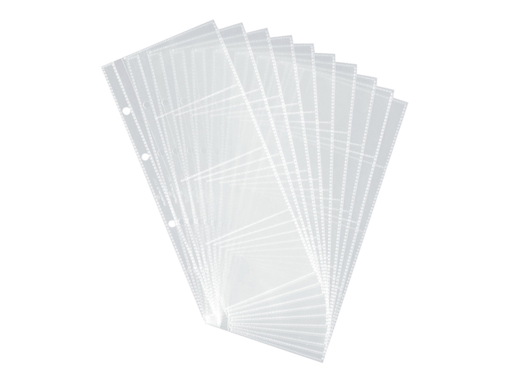 Durable Visifix - Visitkortside - For 57 X 90 Mm - Kapacitet: 8 Kort - Gennemsigtig (Pakke Med 10) - For P/N: 2403-01