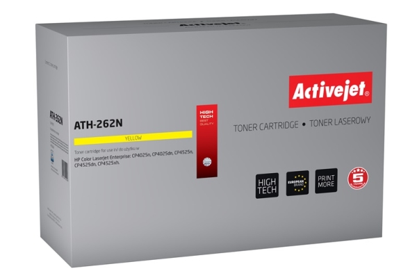 Activejet Ath 262n Erstatning Hp 648a Ce262a Supreme 11000 Sider Gul 11000 Sider Gul 1 Stk