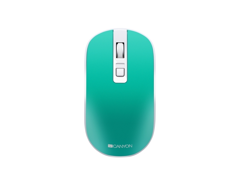 Canyon Cns-Cmsw18a, Beidhändig, Optisch, Rf Wireless, 1600 Dpi, Grün, Weiß
