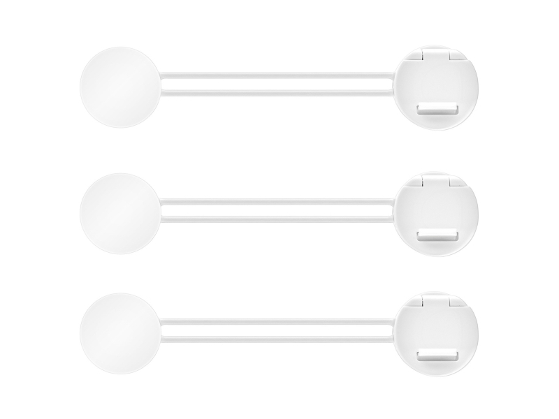 reer 72040, Barnlås till skåp, 3 styck, Vit, Låda, Plast, EN 16948:2017 | N - A | GameStuff