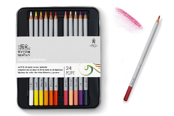 Precision pencil coloured 24pcs in tin box | Skola & Hobby - Konstmaterial - Pennor | GameStuff