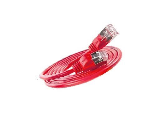 Wirewin Lightpatchkabel Rund U/Ftp Cat 6A Rot 3,0M Slim Lightpatchkabel Rund, Geschirmt, Poe, Flexibles Und Dünnes Kabel Für Besondere Einsatzzwecke