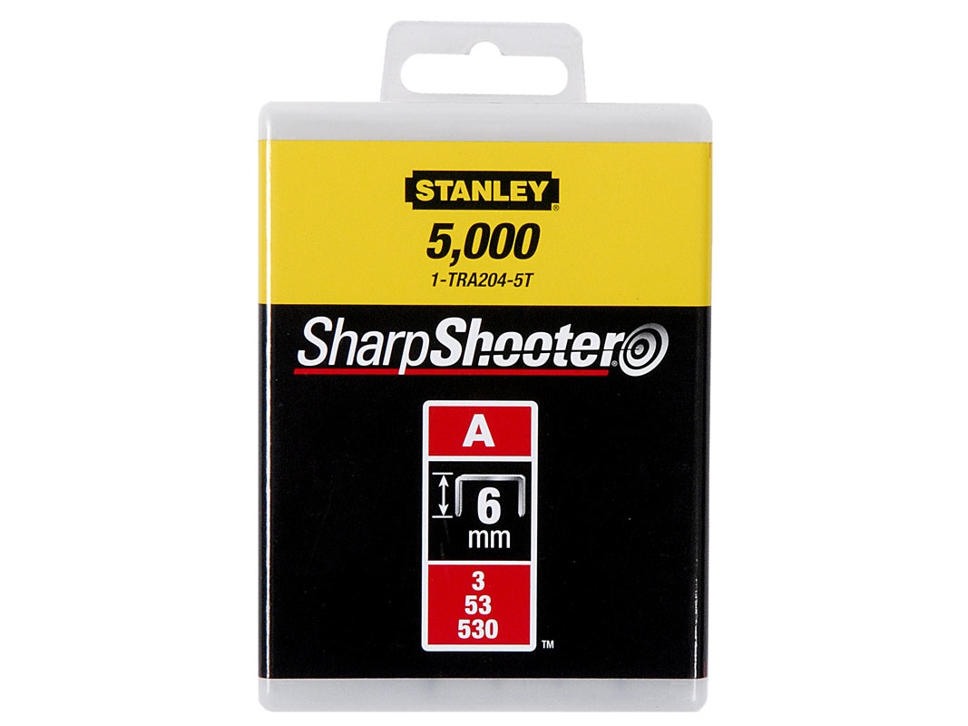 Stanley Klammern Typ A, Klemmen-, Bolzen- & Nagel-Sortiment, 1000 Stück(E), 4 Mm, Tr40 Tr150l, Box