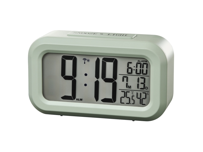 Hama RC 660, Digital väckarklocka, Mintfärgad, Plast, LED, Vit, AAA Micro | Huset - Säkerhet & Larm - Klockor och väckarklockor | GameStuff