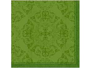 Lautasliina Duni Dunilin 40x40 cm Opulent Leaf Green,45 kpl/pkt