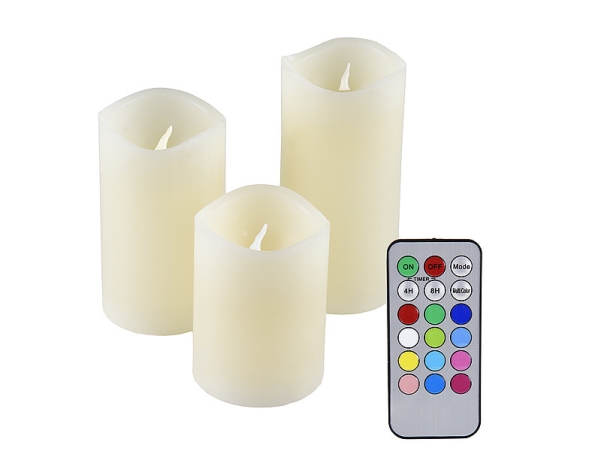 Olympia 40138, Flammelampe, Hvid, CE, LED, Batteri, CR2025, AAA