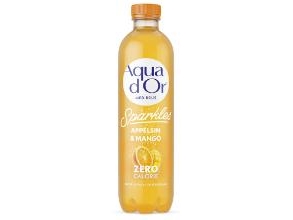 Mineralvand Aqua d'Or Appelsin/Mango 500 ml med brus - (12 stk.) - inkl. pant