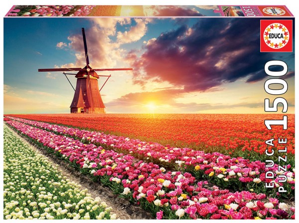 Educa 1500 Tulips Landscape