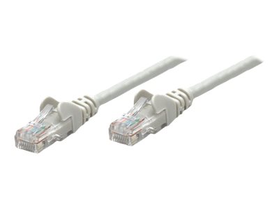 Intellinet Network Patch Cable, Cat5e, 1.5M, Grey, Cca, U/Utp, Pvc, Rj45, Gold Plated Contacts, Snagless, Booted, Lifetime Warranty, Polybag - Patchk
