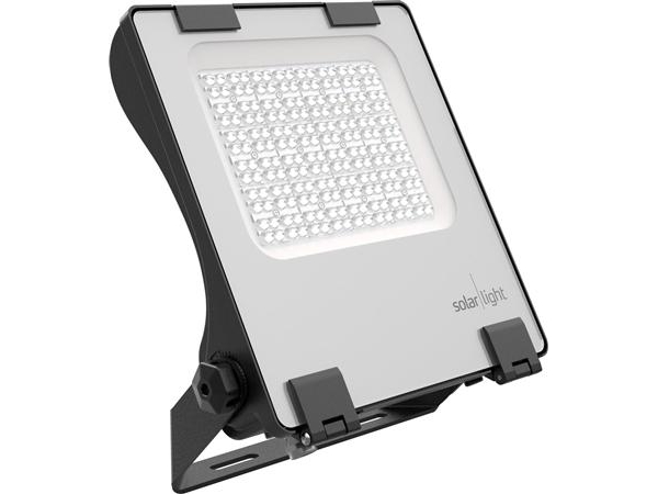 Santana Floodlight 150W 20280LM 4000K DALI Asymmetriske Linser, Sort Hus 1,5m Kabel - PROFESSIONEL