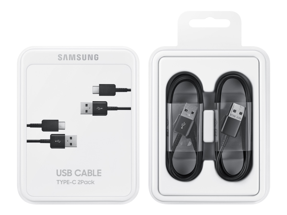 Samsung EP-DG930M - USB-kabel - USB (han) til USB-C (han) - USB 2.0 - 1,5 m - sort