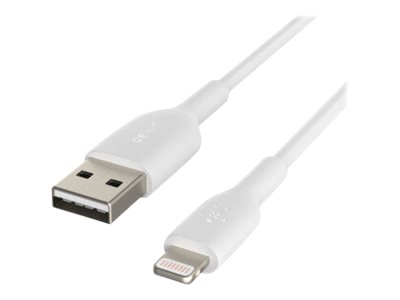 Belkin Caa001bt3mwh, 3 M, Lightning, Usb A, Männlich, Männlich, Weiß