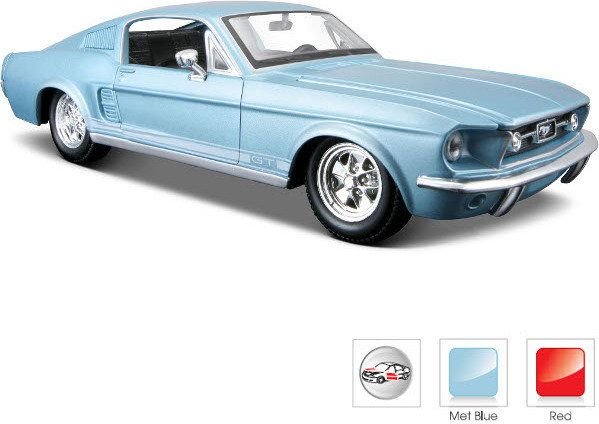 Maisto Ford Mustang Gt ’67 1:24 Modellauto