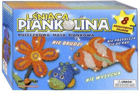 Foamcoline Schaumstoff 8 Glitzernde Farben 31065