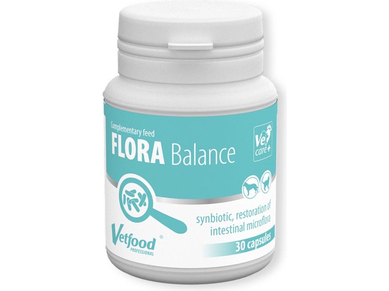 Vetfood Flora Balance - kosttilskud til hunde, 60 tabletter