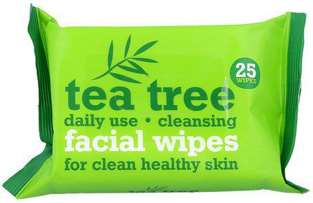Xpel Tea Tree Cleansing Facial Wipes Für Empfindliche Haut