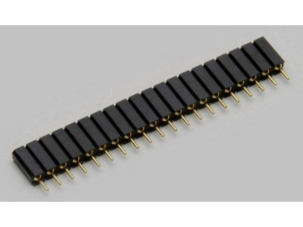 Conrad TC-2506461, 1 x 36-pin, Svart, Hankoppling, Rak, Termoplast, Guld | EL Artiklar - Andra EL - Samlare dosor och församlingar | GameStuff