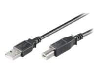 Microconnect Usbab03b, 0,3 M, Usb A, Usb B, Usb 2.0, Männlich/Männlich, Schwarz