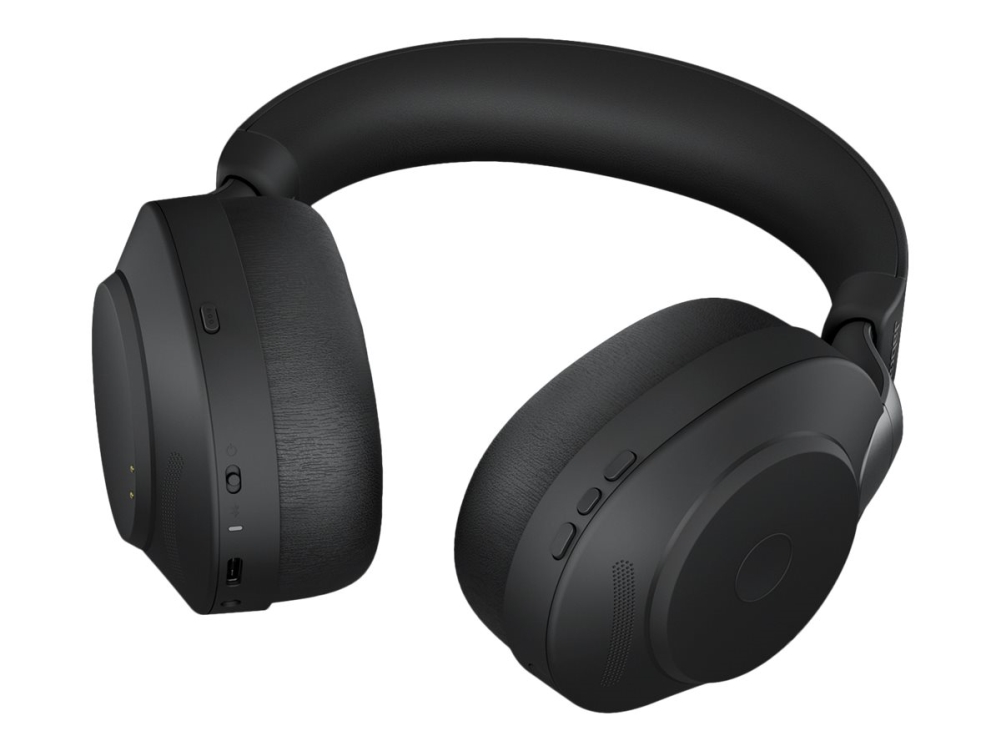Evolve2 85 Uc With Stand Hodesett Usb-c Via Bluetooth-adapter Optimert For Uc Stereo Svart
