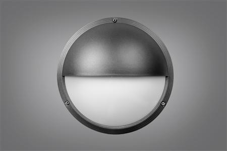 Ocus Halvskærm 12W LED 6W-12W, 3000-3500-4000K, RAL7024