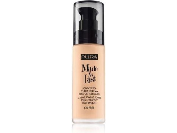 Pupa Made To Last Total Comfort Foundation Spf 10 30Ml In 030 Natural Beige