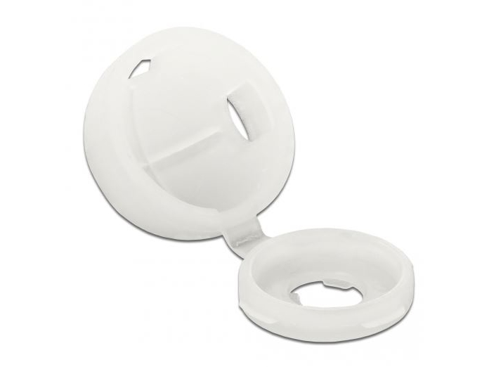 Delock 60189, 10 Stk, Hvid, Nylon