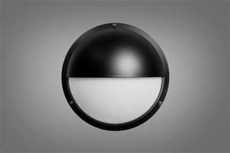 Ocus Halvskærm 12W LED 6W-12W, 3000-3500-4000K, RAL9005