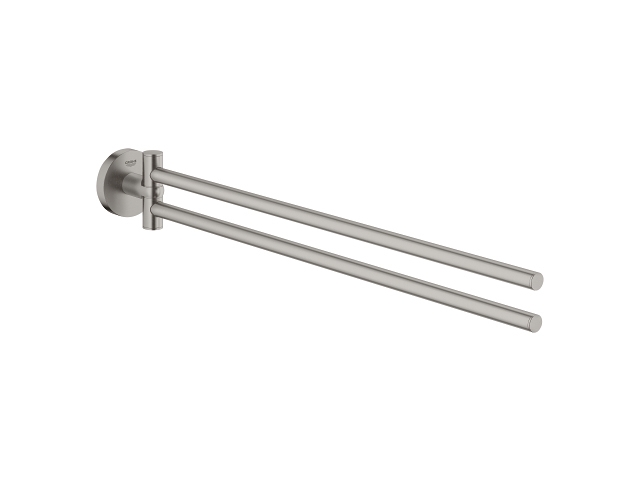 Grohe Essentials pyyhekuivain - Pyyhekuivain, 2 varsi, 439 mm, Supersteel 40371DC1