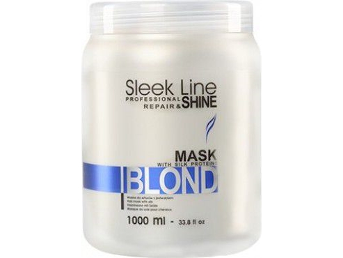 Stapiz_Sleek Line Blond Mask Mit Seide Für Blondes Haar Für Einen Platin-Ton 1000Ml