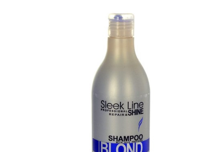 Stapiz Sleek Line Blonde Shampoo Mit Seide Für Blondes Haar 300Ml