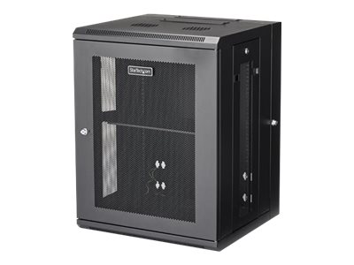 Startech.Com 15He 19 Zoll Wand Netzwerkschrank - 40,5Cm Tiefes, Mit Scharnieren Versehenes, Abschließbares It/Netzwerk Rack - Inkl. Fachboden Und Per