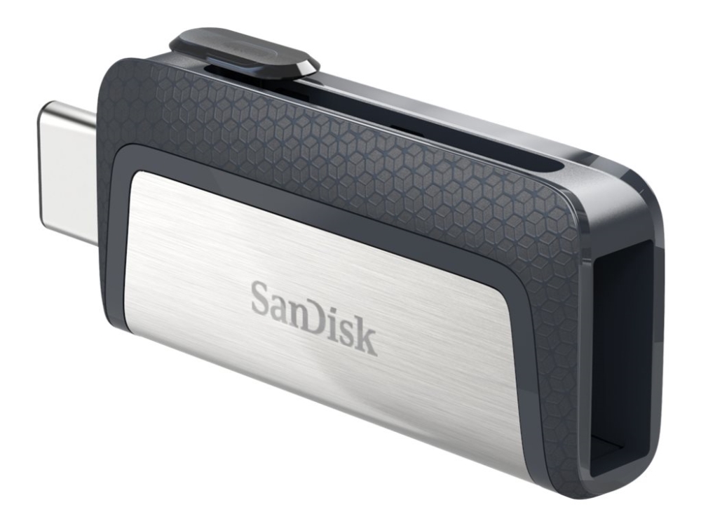 SanDisk Ultra Dual - USB-flashdrev - 256 GB - USB 3.1 / USB-C