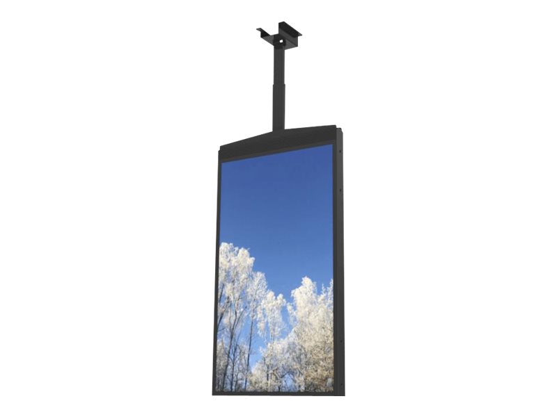 Hi-Nd Ceiling Rail Om55n-D Portrait Black, Schwarz, Porträt, 139,7 Cm (55 Zoll), 50 Kg, 200 X 200 Mm, 400 X 400 Mm